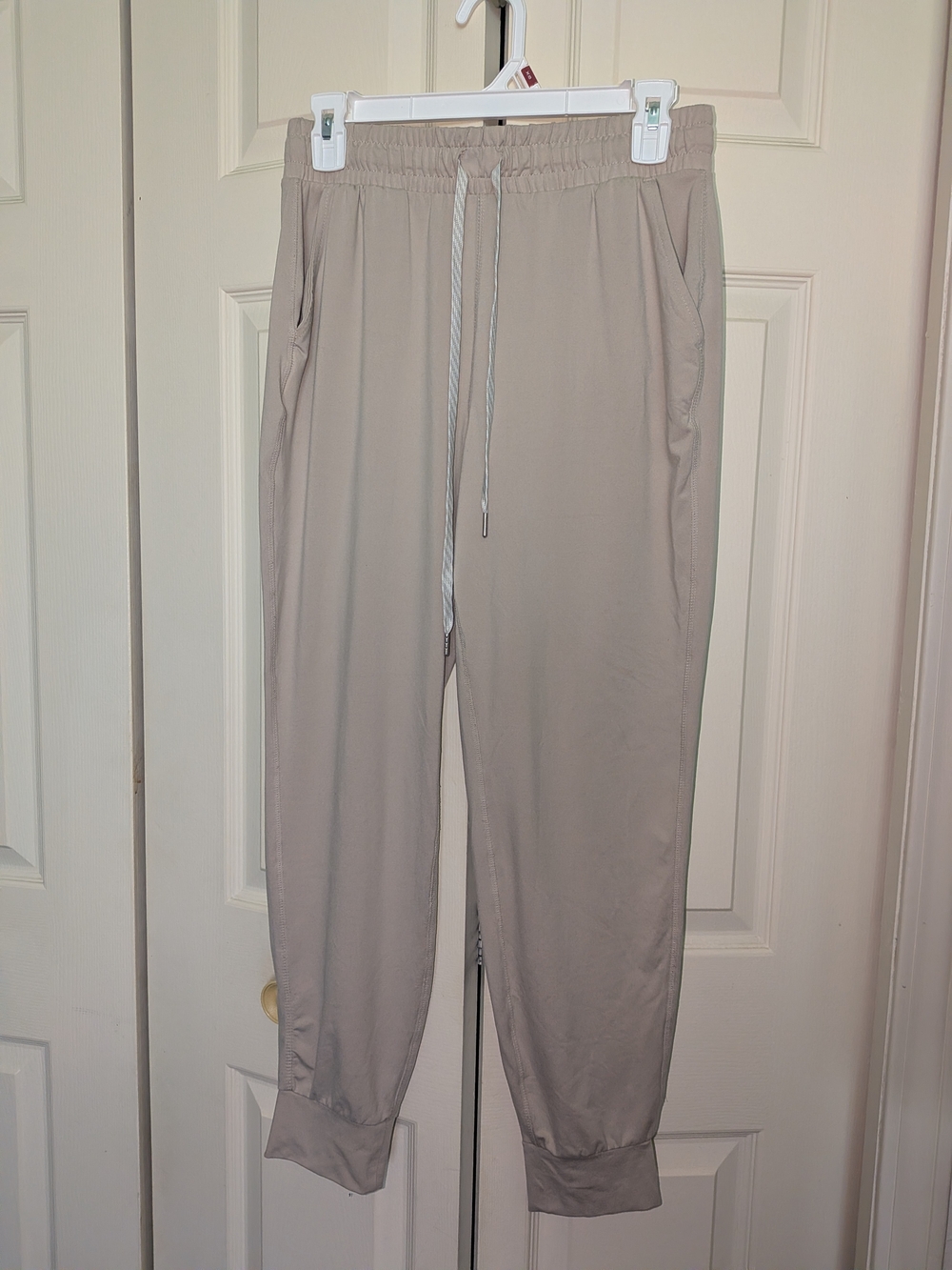 Thread & Supply Light Taupe Drawstring Jogger Pants